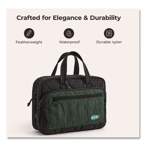 Walker Toiletry Bag, 12.6 X 4.3 X 9.1, Black
