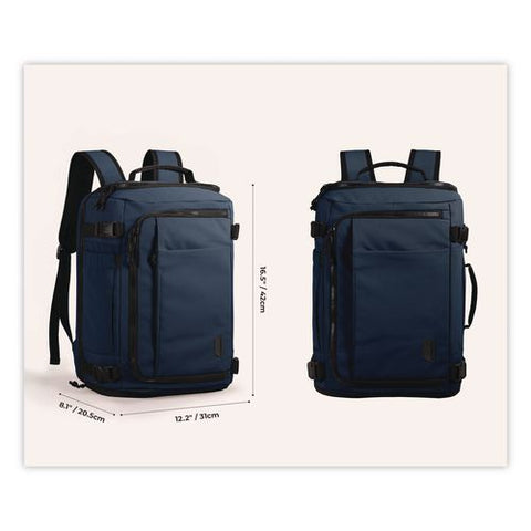 Blast Laptop Backpack, Fits Devices Up To 15.9", 12.2 X 8.1 X 16.5, Navy Blue