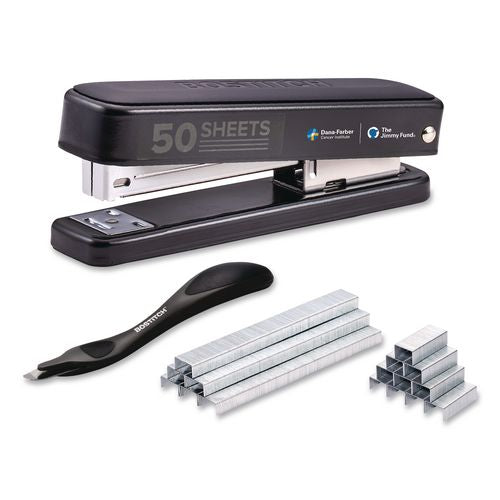Titan Heavy-duty Desktop Stapler, Value Pack, 50-sheet Capacity, Black