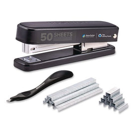 Titan Heavy-duty Desktop Stapler, Value Pack, 50-sheet Capacity, Black