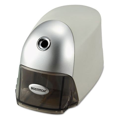 Quietsharp Executive Electric Pencil Sharpener, Ac-powered, 4 X 7.5 X 5, Gray