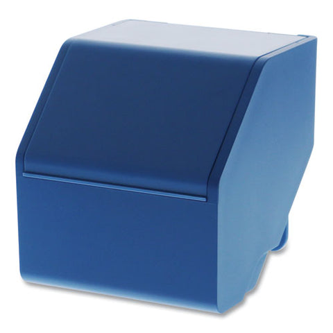 Konnect Desktop Organizer Short Storage Bin, 3.4" X 3.5" X 3.5", Blue