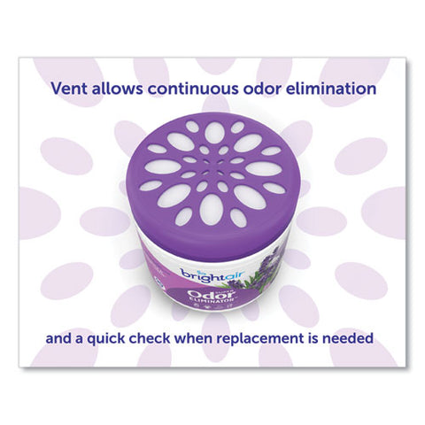 Super Odor Eliminator, Lavender And Fresh Linen, Purple, 14 Oz Jar, 6/carton