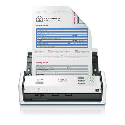Ads-1300 Compact Desktop Scanner, 600 Dpi Optical Resolution, 20-sheet Duplex Auto Document Feeder