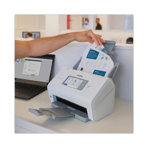 Ads-4900w Professional Desktop Scanner, 600 Dpi Optical Resolution, 100-sheet Auto Document Feeder