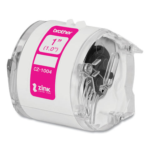 Cz Roll Cassette, 1" X 16.4 Ft, White