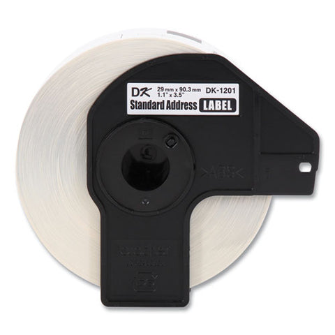 Die-cut Address Labels, 1.1 X 3.5, White, 400 Labels/roll, 3 Rolls/pack