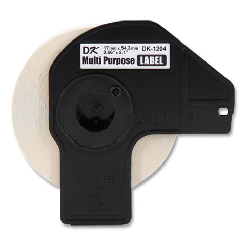 Die-cut Multipurpose Labels, 0.66 X 3.4, White, 400 Labels/roll, 3 Rolls/pack