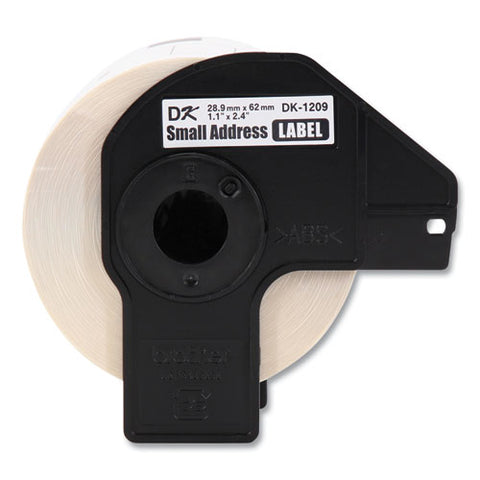 Die-cut Address Labels, 1.1 X 2.4, White, 800 Labels/roll, 3 Rolls/pack
