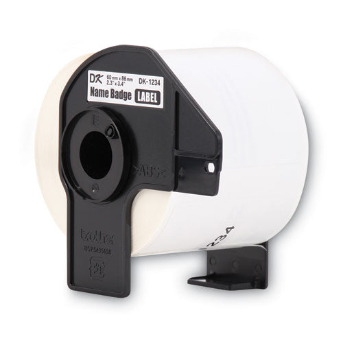 Die-cut Name Badge Labels, 2.3" X 3.4", White, 260 Labels/roll
