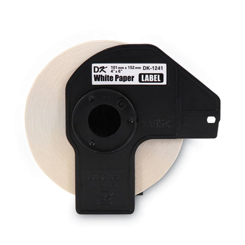 Die-cut Shipping Labels, 4" X 6", White, 200 Labels/roll