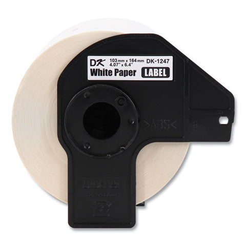 Die-cut Shipping Labels, 4.07 X 6.4, White, 180 Labels/roll, 3 Rolls/pack