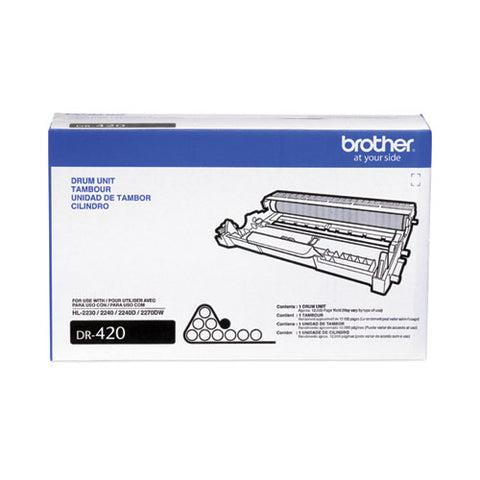 Dr420 Drum Unit, 12,000 Page-yield, Black