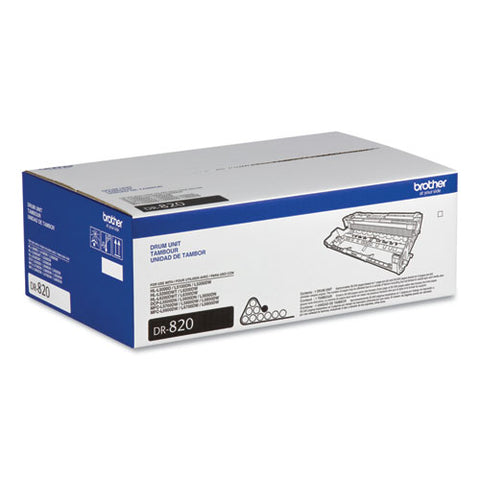 Dr820 Drum Unit, 50,000 Page Yield, Black