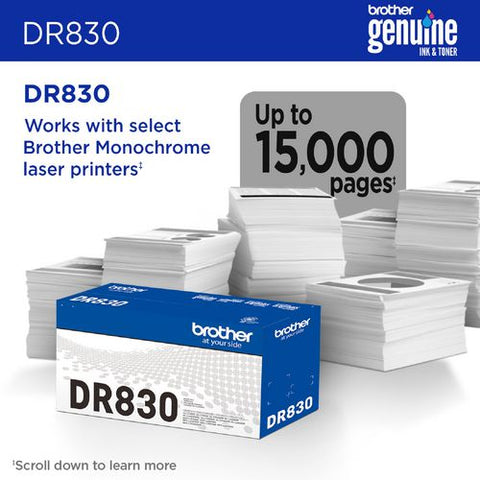 Dr830 Drum Unit, 15,000 Page-yield