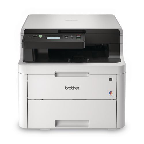 Hll3290cdw Compact Digital Color Printer With Convenient Flatbed Copy And Scan, Wireless And Duplex Printing