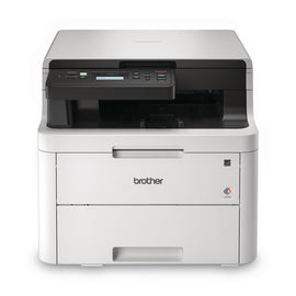 Hll3290cdw Compact Digital Color Printer With Convenient Flatbed Copy And Scan, Wireless And Duplex Printing