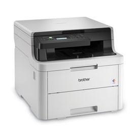 Hll3290cdw Compact Digital Color Printer With Convenient Flatbed Copy And Scan, Wireless And Duplex Printing