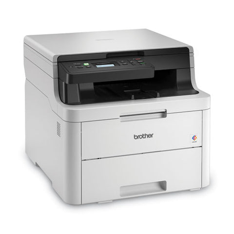 Hll3290cdw Compact Digital Color Printer With Convenient Flatbed Copy And Scan, Wireless And Duplex Printing