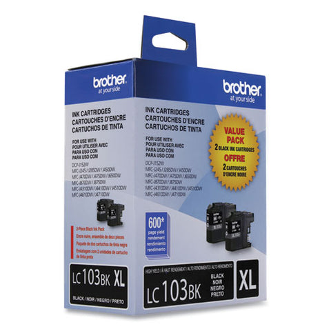 Lc1032pks Innobella High-yield Ink, 600 Page-yield, Black, 2/pack