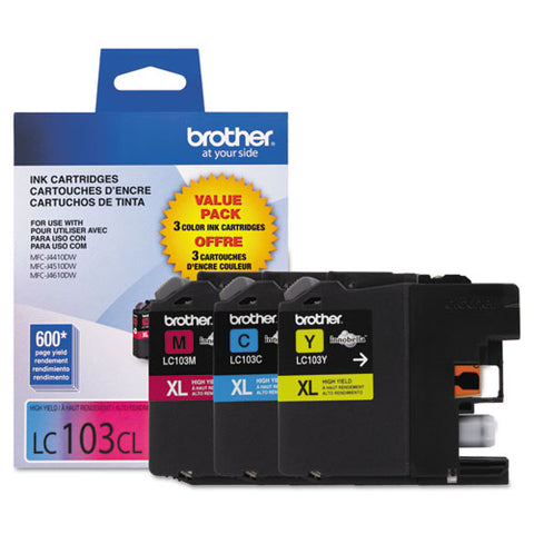 Lc1033pks Innobella High-yield Ink, 600 Page-yield, Cyan/magenta/yellow