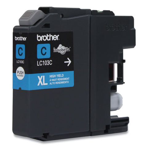 Lc103c Innobella High-yield Ink, 600 Page-yield, Cyan