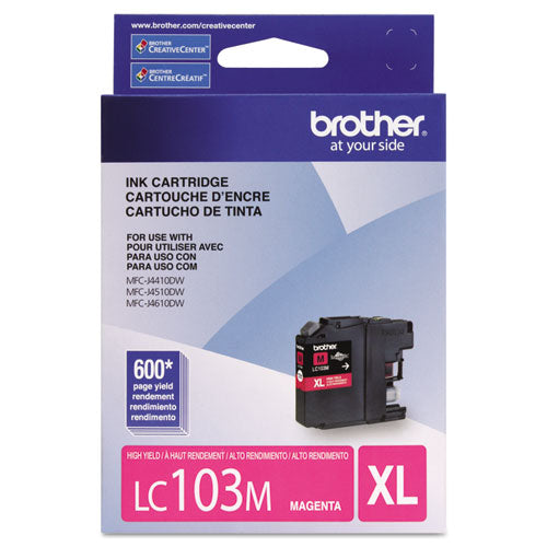 Lc103m Innobella High-yield Ink, 600 Page-yield, Magenta