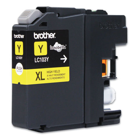 Lc103y Innobella High-yield Ink, 600 Page-yield, Yellow