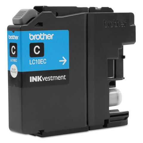 Lc10ec Inkvestment Super High-yield Ink, 1,200 Page-yield, Cyan