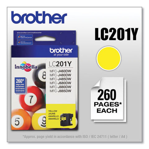 Lc201y Innobella Ink, 260 Page-yield, Yellow