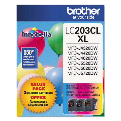 Lc2033pks Innobella High-yield Ink, 550 Page-yield, Cyan/magenta/yellow