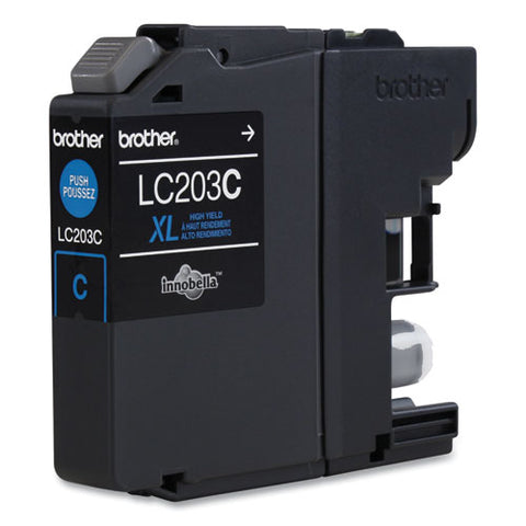 Lc203c Innobella High-yield Ink, 550 Page-yield, Cyan