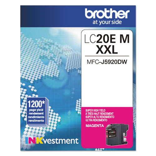 Lc20em Inkvestment Super High-yield Ink, 1,200 Page-yield, Magenta