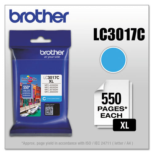 Lc3017c Innobella High-yield Ink, 550 Page-yield, Cyan