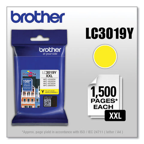 Lc3019y Innobella Super High-yield Ink, 1,300 Page-yield, Yellow