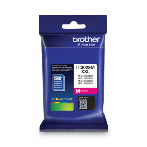 Lc30293pk Inkvestment Super High-yield Ink, 1,500 Page-yield, Cyan/magenta/yellow