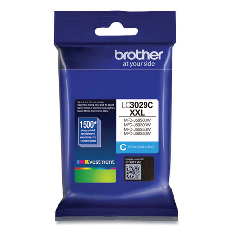 Lc3029c Inkvestment Super High-yield Ink, 1,500 Page-yield, Cyan