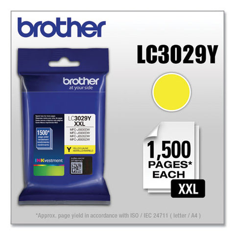 Lc3029y Inkvestment Super High-yield Ink, 1,500 Page-yield, Yellow
