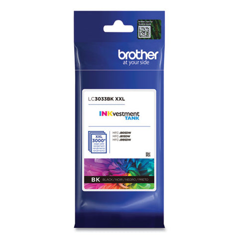 Lc3033bk Inkvestment Super High-yield Ink, 3,000 Page-yield, Black