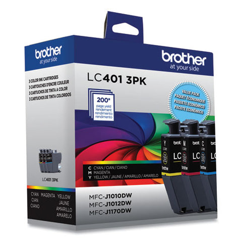 Lc4013pks Ink, 200 Page-yield, Cyan/magenta/yellow, 3/pack