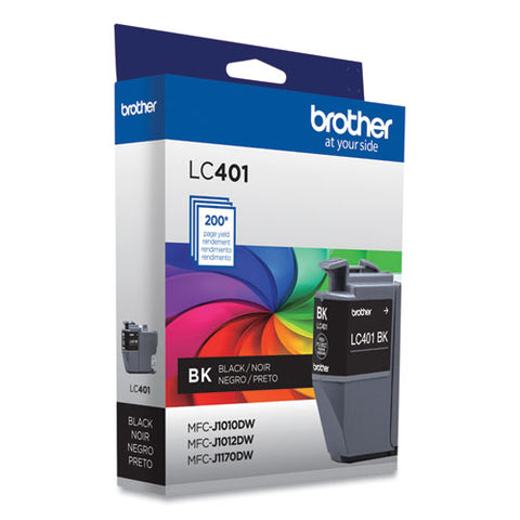 Lc401bks Ink, 200 Page-yield, Black