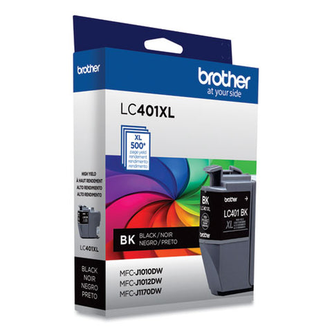 Lc401xlbks High-yield Ink, 500 Page-yield, Black