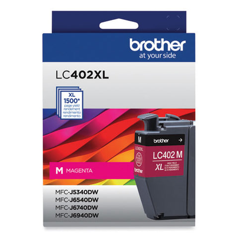 Lc402xlms High-yield Ink, 1,500 Page-yield, Magenta