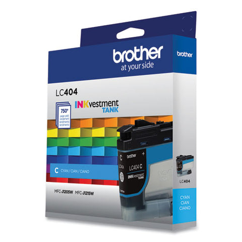 Lc404cs Inkvestment Ink, 750 Page-yield, Cyan
