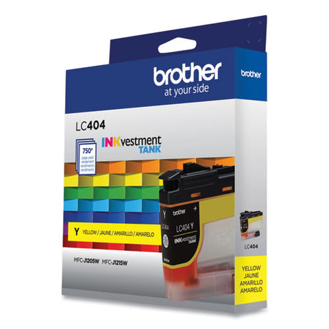 Lc404ys Inkvestment Ink, 750 Page-yield, Yellow