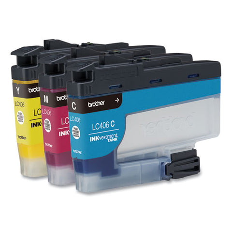 Lc4063pk Inkvestment Ink, 1,500 Page-yield, Cyan/magenta/yellow, 3 Pack