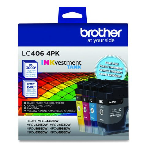 Lc4064pks Ink, 3,000/1,500 Page-yield, Black/cyan/magenta/yellow