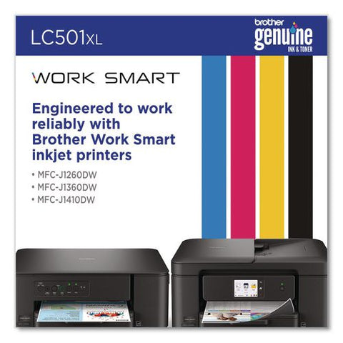 Lc501xlys High-yield Ink, 500 Page-yield, Yellow