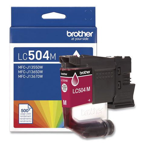 Lc504 Inkvestment Ink, 500 Page-yield, Magenta