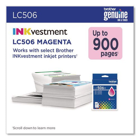 Lc506 Inkvestment, 900 Page-yield, Magenta